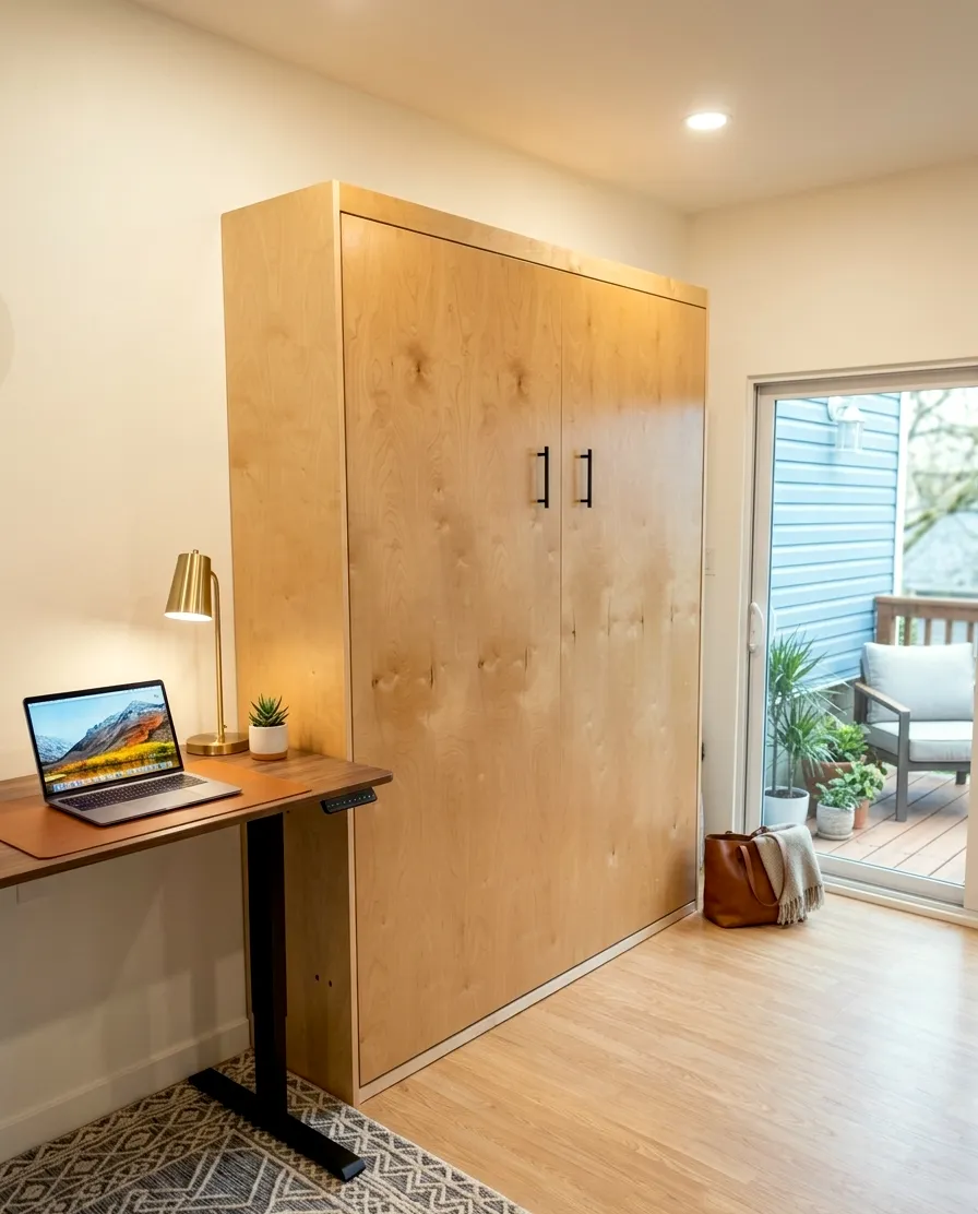 Photo of a murphy bed
